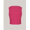 imageSOLY HUX Womens Lace Trim Button Down Tank Top Sexy Scoop Neck Fitted Vest Crop Tops Y2k Going Out ShirtsHot Pink