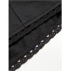 imageSOLY HUX Womens Lace Trim Button Down Tank Top Sexy Scoop Neck Fitted Vest Crop Tops Y2k Going Out ShirtsPlain Black