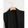 imageSOLY HUX Womens Plus Size Sleeveless Lapel Open Front Vest Jacket Cardigan with BeltedPure Black
