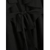 imageSOLY HUX Womens Plus Size Sleeveless Lapel Open Front Vest Jacket Cardigan with BeltedPure Black