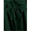 imageSOLY HUX Womens Plus Size Sleeveless Lapel Open Front Vest Jacket Cardigan with BeltedPure Dark Green