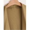 imageSOLY HUX Womens Plus Size Sleeveless Lapel Open Front Vest Jacket Cardigan with BeltedPure Khaki