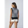 imageSOLY HUX Womens Sleeveless V Neck Sweater Vest Trendy Pullover Knitwear Tank TopsBlack and White
