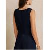 imageSOLY HUX Womens Vest V Neck Tank Tops Sleeveless Button Casual Blazer WaistcoatsDark Blue