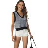 imageSOLY HUX Womens Sleeveless V Neck Sweater Vest Trendy Pullover Knitwear Tank TopsBlack and White