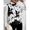 imageSOLY HUX Plus Size Graphic Tees for Women Oversized Tshirts Vintage T Shirt Casual Trendy Summer Loose TopsBlack and White Multi