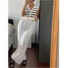 imageSOLY HUX Womens Striped Print Button Down Sweater Vest V Neck Sleeveless Knitted Tank TopsBlack and White