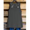 imageSOLY HUX Womens Plus Size Summer Tank Tops Lace Hollow Cardigan Vest Sleeveless Flowy TopsPlain Grey