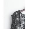 imageSOLY HUX Womens Plus Size Summer Tank Tops Lace Hollow Cardigan Vest Sleeveless Flowy TopsPlain Grey