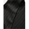 imageSOLY HUX Womens Striped V Neck Sleeveless Button Front Blazer Vest WaistcoatBlack Striped