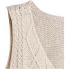 imageSOLY HUX Womens Sweater Vest Sleeveless V Neck Knitted Summer Tank Tops KnitwearSolid Apricot
