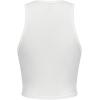 imageSOLY HUX Womens Y2k Printed Crop Top Cute Graphic Vest Summer Going Out Tank ShirtsWhite Graphic