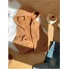 imageSOLY HUX Womens Fuzzy Vest Zip Up Sleeveless Hoodies Casual Cropped Vest JacketPlain Brown