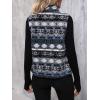 imageSOLY HUX Womens Graphic Jacket Vest Fuzzy Fleece Zip Up Cardigan Sleeveless Casual Outwear with PocketsGrey Geo