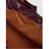imageSOLY HUX Womens PU Leather Vest Tops Sexy Vintage Lace Up Button Down V Neck Crop Tank TopsPure Burgundy