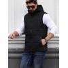 imageSOLY HUX Mens Zip Up Puffer Vest Sleeveless Hoodies Coat Warm Outerwear with PocketsPlain Black