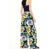 imageSOLY HUX Womens Graphic Baggy Pants Drawstring High Waisted Baggy Sweatpants with Pocket StreetwearGreen Graphic