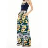 imageSOLY HUX Womens Graphic Baggy Pants Drawstring High Waisted Baggy Sweatpants with Pocket StreetwearGreen Graphic