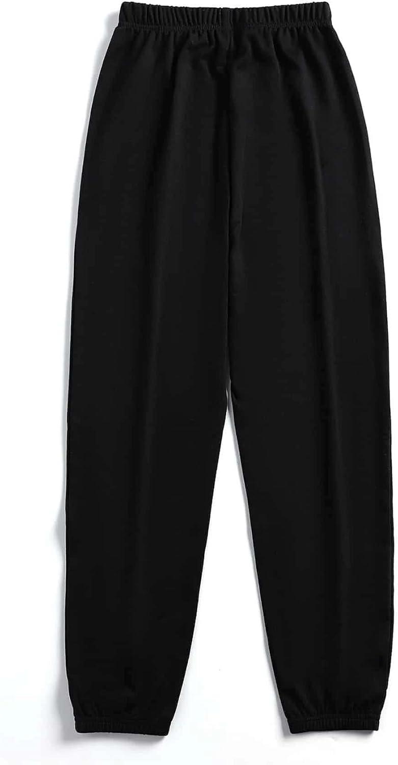 imageSOLY HUX Womens Moon Print Elastic High Waisted Sweatpants Joggers PantsBlack