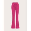 imageSOLY HUX Womens High Waist Flare Leggings Bell Bottom Sweatpants Casual Bootcut Yoga PantsPure Hot Pink