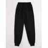 imageSOLY HUX Womens Moon Print Elastic High Waisted Sweatpants Joggers PantsGraphic Black