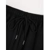 imageSOLY HUX Womens Moon Print Elastic High Waisted Sweatpants Joggers PantsGraphic Black