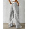 imageSOLY HUX Womens Striped Wide Leg Pants Drawstring High Waisted Baggy Casual Long PantsOlive Green