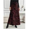 imageSOLY HUX Womens Leopard Print Maxi Skirt High Waisted Casual Long SkirtsMulti Leopard