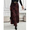 imageSOLY HUX Womens Leopard Print Maxi Skirt High Waisted Casual Long SkirtsMulti Leopard