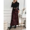 imageSOLY HUX Womens Leopard Print Maxi Skirt High Waisted Casual Long SkirtsMulti Leopard