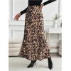 imageSOLY HUX Womens Leopard Print Maxi Skirt High Waisted Casual Long SkirtsMulticoloured Leopard