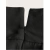 imageSOLY HUX Womens Pleated Skirt High Waisted A Line Buckle Belted Mini SkirtsPure Black