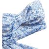 imageSOLY HUX Womens Summer 2 Piece Vacation Cruise Outfits Floral Print Tube Top and Maxi Skirt SetBlue and White Floral
