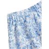 imageSOLY HUX Womens Summer 2 Piece Vacation Cruise Outfits Floral Print Tube Top and Maxi Skirt SetBlue and White Floral