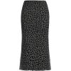 imageSOLY HUX Womens Summer Floral Print Mesh Midi Skirt Elastic High Waist Bodycon SkirtsBlack Ditsy Floral