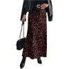 imageSOLY HUX Womens Leopard Print Maxi Skirt High Waisted Casual Long SkirtsMulti Leopard