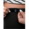 imageSOLY HUX Womens Maternity Two Piece Outfits Striped Short Sleeve Tee and Adjustable Waist Bodycon Skirt SetBlack Striped