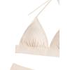 imageSOLY HUX Womens Swimsuit Halter Bikini Sets High Waist Cheeky Thong Bathing Suit 2 PieceSolid Beige