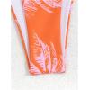 imageSOLY HUX Womens Bathing Suit Tropical Print Triangle Bikini Sets Two Piece SwimsuitOrange Tropical