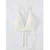 imageSOLY HUX Womens Criss Cross Back Bathing Suits Top Push Up Bikini Swimsuit Tops OnlySolid White