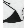imageSOLY HUX Womens Halter Neck Bikini Top Sleeveless Tie Back Swim Tops Cheeky BeachwearPure Black