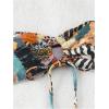 imageSOLY HUX Womens Boho Bandeau Bikini Top Only Hollow Out String Swim Tops Swimsuit Summer BeachwearMulti Printed