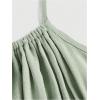 imageSOLY HUX Womens Cute Y2k Ruffle Tie Camisole Top Spaghetti Strap Vest Sleeveless Flowy ShirtsMint Green