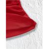 imageSOLY HUX Womens Ruched Tank Tops Square Neck Sleeveless Basic Tight Vest Shirts Summer TopsPlain Red