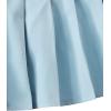imageSOLY HUX Girls Butterfly Print Short Sleeve Tee Top and Pleated Skirt Set 2 Piece OutfitsWhite Blue