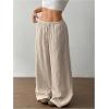 imageSOLY HUX Womens Drawstring Waist Straight Leg Sweatpants Casual Baggy Lounge PantsSolid Apricot