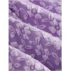 imageSOLY HUX Womens Spaghetti Strap Ruffle Hem Peplum Cami Top Jacquard CamisolePlain Purple