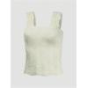 imageSOLY HUX Womens Square Neck Knit Tank Top Sleeveless Undershirts Y2k Tight Fitted Crop VestSolid Beige