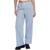 imageSOLY HUX Womens Striped Baggy Pants Straight Leg Trousers Casual Low Waist Pants Fall Y2k OutfitsBlue and White
