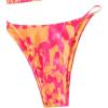 imageSOLY HUX Bikini Sets for Women Tie Dye Triangle Tie Back Swimsuit Two Piece Bathing SuitsMulticoloured
